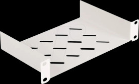 26210198 10-inch shelf, 1 U depth 150mm, gray
