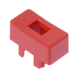 1Q080 MEC Red Concave Rectangle Cap for use with 3F Multimec