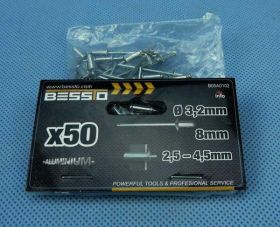 NITY ALUMINIOWE 3,2x8mm 50szt BESSTO