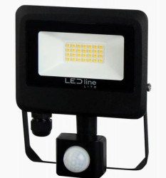 Projektor Naświetlacz Halogen LED line PHOTON 20W 4000K 2000lm z czujnikiem IP65 3 lata gwar.