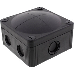 Wiska 10105602 Junction box (L x W x H) 95 x 95 x 60 mm Black IP66/IP67