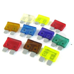 bezpiecznik samochodowy 19mm 25A 32V biały