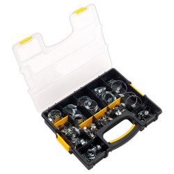 Sealey SHC85AC Hose Clip Assortment 85pc &#xD8;8-57mm