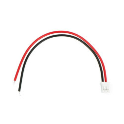 Wtyk JST prosty 2-pinowy, raster 2,0mm z przewodem