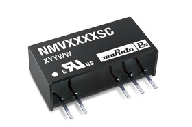 Konwerter DC/DC NMV, Uwe 5.5V dc, Uwe 4.5V, Uwy 15V dc, -15 V dc, Murata Power Solutions 33 mA 1 W -40 °C 85 °C Otwór