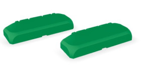 Hinge, PC, (L x W x H) 16.4 x 80 x 24.5 mm, green, for B 0808../B 1008../B1408../B 1808, 96310109