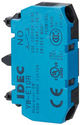 Contact block, 1 Form A (N/O), groping, 240 V, 6 A, YW-E10