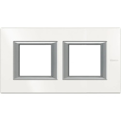 AXOLUTE Ramka podwójna pozioma /2moduły/ biała HA4802M2HHD