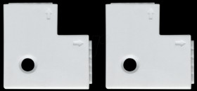 70616 Function MaxLED Edge connector 90° 4 Pack white