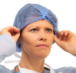 Siatka do włosów, typ: Siatka na włosy, Niebieski, zastosowanie: Przemysł kosmetyczny, Przemysł spożywczy, Przemysł