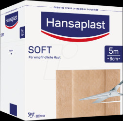 SOFT 5MX8CM Hansaplast Soft 5 m x 8 cm