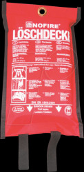 NO 120 X120 POLY/1C Fire blanket, 120x120 cm, polybag