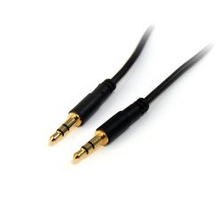 Złącze AUX złącze A: Jack stereo 3,5 mm złącze B: Jack stereo 3,5 mm długość 4.6m StarTech.com Czarny rodzaj A Męskie