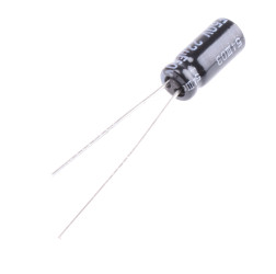 Aluminiowy kondensator elektrolityczny 22μF 50V dc Radialny, Otwór przelotowy Panasonic roztaw: 2mm 5 (Dia.) x 11mm