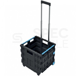 Skrzynka narzędziowa składany kosz transportowy wózek na kółkach 396x370x960 Keden Cart T