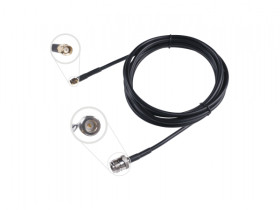 N Female to RP-SMA male connector RF Cable - CFD200 - 3m