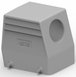 Housing, size HA32, die-cast aluminum, M32, angled, clip locking, IP65, T1319320132-000