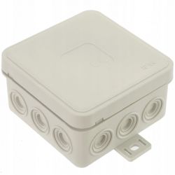 Puszka instalacyjna natynkowa 100x100x41mm hermetyczna IP54 szara ViPlast