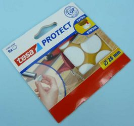 PODKŁADKI FILCOWE 26mm BIAŁE 9-SZT