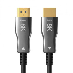 CLAROC Kabel optyczny HDMI 2.1 8K Ultra High Speed 8K@60 4K@120 15m