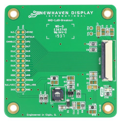 Zestaw do NHD-1.69-160128G NHD-1.69-Breakout NEWHAVEN DISPLAY INTERNATIONAL Równoległe, RGB, Szeregowe Breakout Board