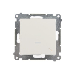 Łącznik schodowy podświetlany kremowy DW6L.01/41 Kontakt Simon54