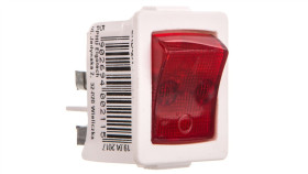 Łącznik Kołyskowy Z Podświetleniem /Zaciski Śrubowe/ Biały Łkd-2N-1