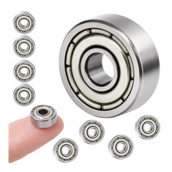 10x Łożysko Kulkowe 623ZZ 3x10x4 mm do Osi 3mm Zastosowań Precyzyjnych i RC