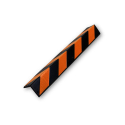 Ochrona krawędzi do Narożnik, Krawędź otwor 3mm Czarny/żółty długość 800mm RS PRO Kauczuk nitrylowy