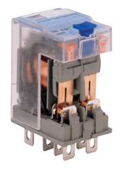 Przekaźnik mocy 24V dc DPDT Turck 1W, Wciskane 594Ω Wciskane