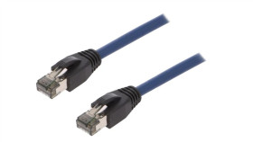 Cq8046s Patch Cord S/Ftp Cat 8.1 Linka Cu Lszh Niebieski 1,5M 26Awg