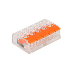 Szybkozłączka 5-tor drut/linka slim 10szt. zacisk złączka elektryczna