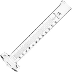 LabGlass Cylinder Hexagonal Base with Spout 250ml Class &#x27;A&#x27; Pack of 2