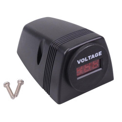 Voltmeter with Panel Mount Housing 6-33VDC A25-1HS-BB3-R