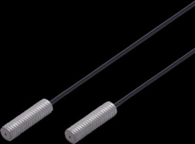 E21104, Through-beam sensor, Sensing head thread Minfrared light, Lens type standard, (28 x 21)...(