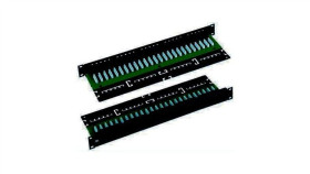 Corning (3M) Panel Telefoniczny 25 Portów, Kat 3, 1U, Sid, Czarny