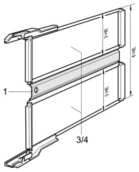 Płyta rozszerzeń, DIN 41612, Laminat z tkaniny i szkła epoksydowego, 350 x 220 x 1.6mm