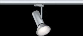 95406 ProRail3 rail spotlight Apol, E27, max. 50 W, dimmable, chrome