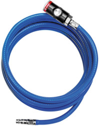 Compressed air hose kit, hose Ø 11/6.3 mm, L 5 m, 12 bar, polyester, for pneumatics, hydraulics and other supply lines, 113851