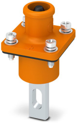 Plug, 1 pole, screw connection, straight, 1130816