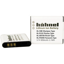 H&#xE4;hnel 10001989 HL-50B Camera Battery 3.7V 850mAh Replaces LI-50B