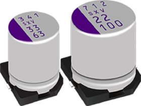 Kondensator stały 82μF 72V dc SMD Panasonic 10 (Dia.) x 12.6mm
