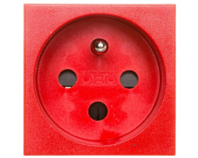 Gniazdo zasilające M45 pojedyncze z/u 16A czerwone STD-F0K SRO1 6120312