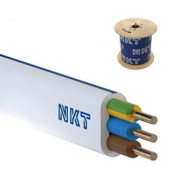 Przewód NKT instal PLUS YDYp 3x1,5 żo 450/750V /bębnowy/