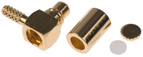 Złącze koncentryczne Montaż na kablu Męski 50Ω typ złącza Złącze MMCX 0 to 6GHz Połączenie zagniatane typ kabla RG178