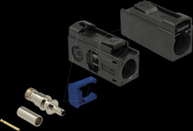 89685 FAKRA A jack 25 mm (long) for crimping