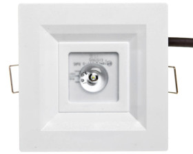 Oprawa awaryjna LOVATO P LED 3W (opt. otwarta) 3h jednozadaniowa biała LVPO/3W/C/3/SE/X/WH