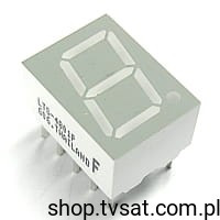 LTS4801P LED Red 7-SEGMENT THT LITEON