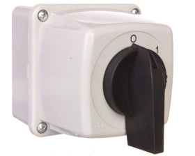 Łącznik krzywkowy 0-1-2 5P 16A w obudowie IP65 Łuk E16-33 951633