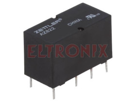 PRZEKAŹNIK 5VDC AZ822-2C-5DSE 0.5A/12OVAC ZETTLER